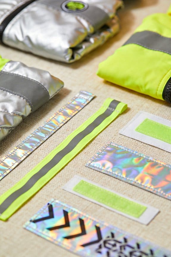 reflective materials enhance visibility