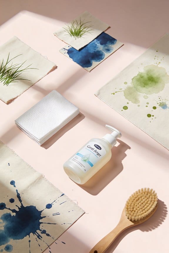 remove ink grass paint