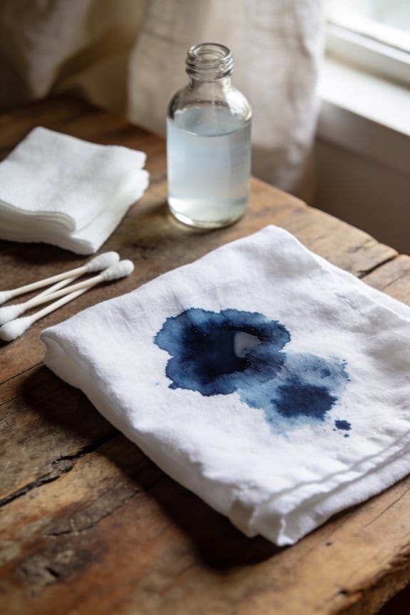 remove stubborn ink stains