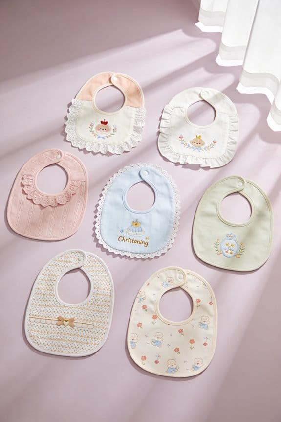 special baby christening bibs