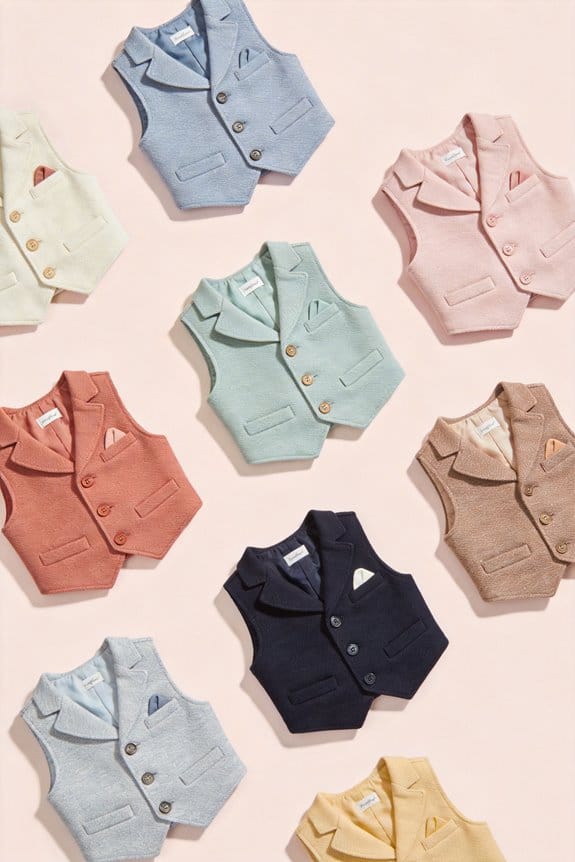 stylish baby dressy vests