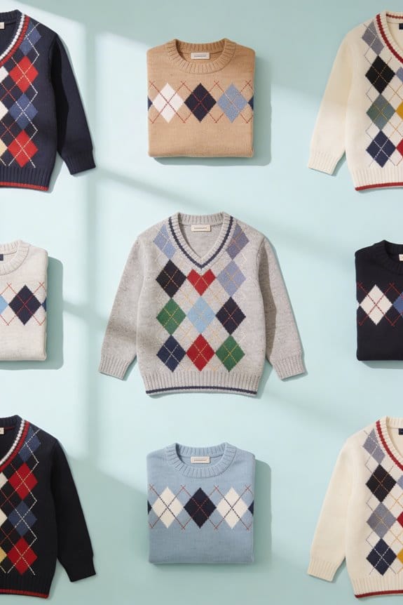 stylish boys argyle sweaters