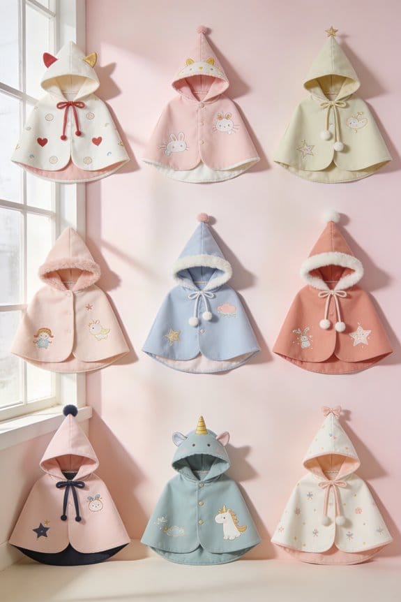 stylish imaginative girls capes