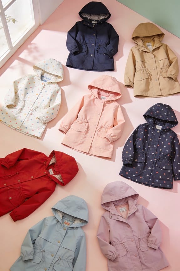 stylish raincoats for girls