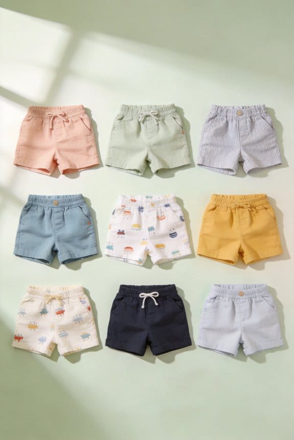 summer baby shorts sets