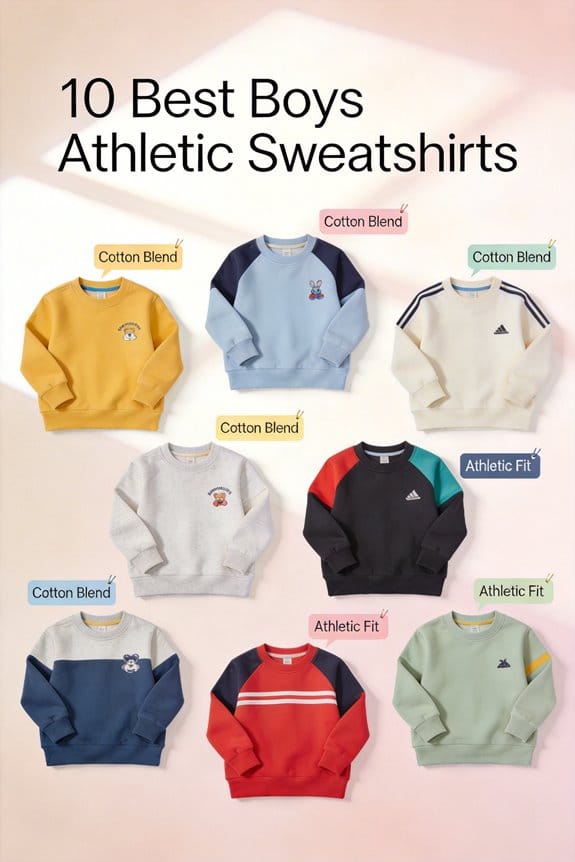 top athletic sweatshirts for boys