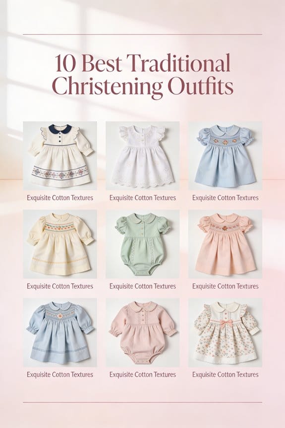 traditional christening outfits selection