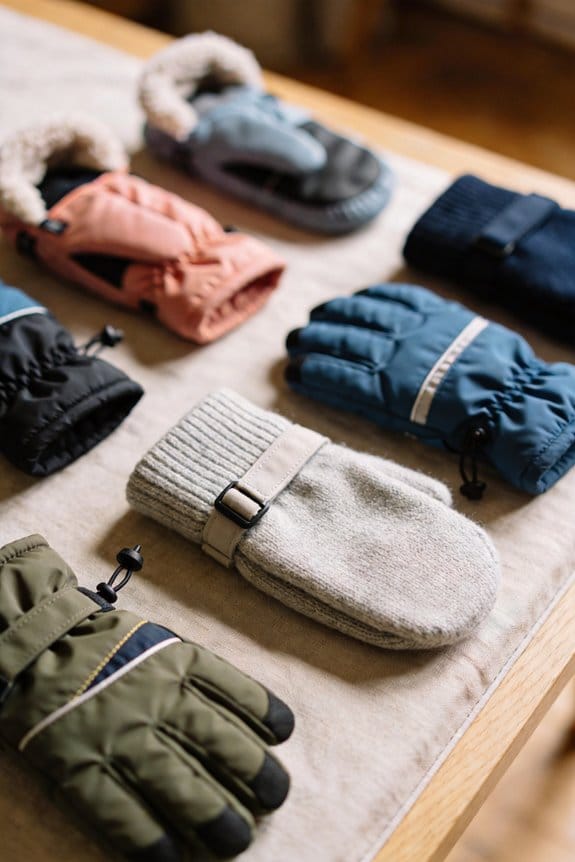 warm mittens for winter fun