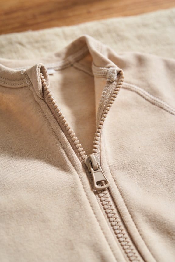 zippers enhance diaper changing efficiency